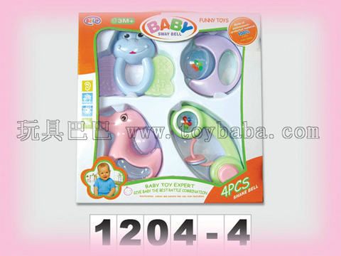 Baby rattles 4 boxes