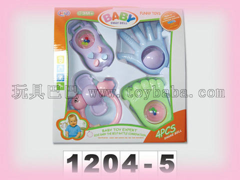 Baby rattles 4 boxes