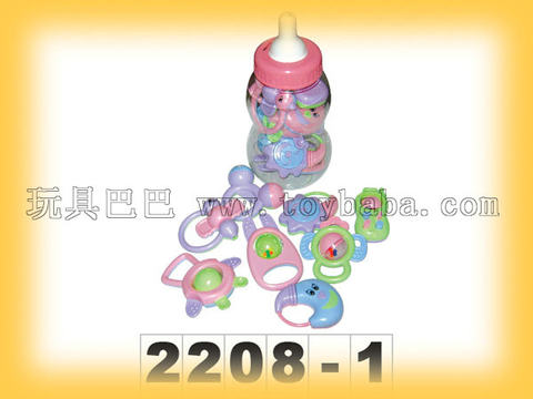 Baby rattles pack of 8 pcs