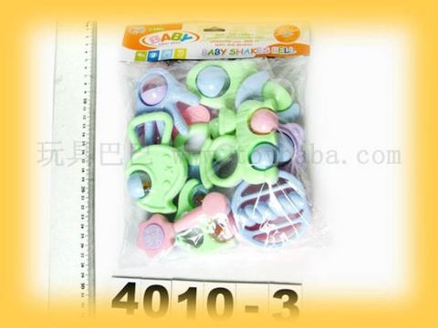 10 PVC bags baby rattles children's toys educational toys