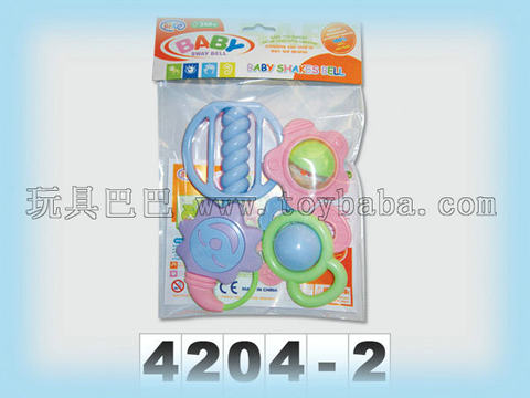 Baby rattle 4 packs children's toys educational toys
