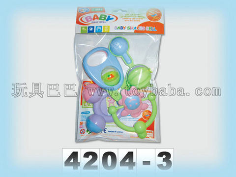 Baby rattles pack of 4