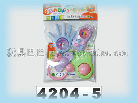 Baby rattles pack of 4