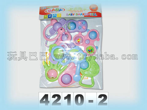Baby rattles pack of 10