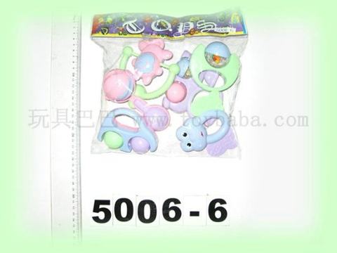 6 OPP bag baby rattles