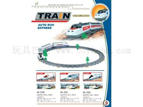 Electric rail train