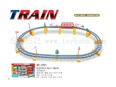 Electric rail train