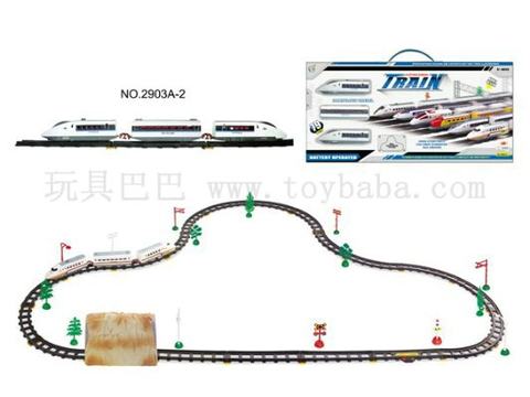 Electric rail train equipped with cave