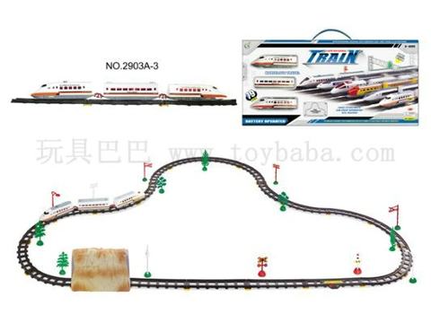 Electric rail train equipped with cave