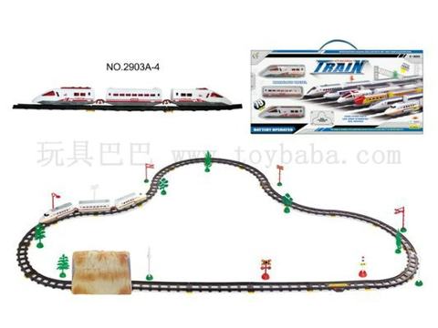 Electric rail train equipped with cave