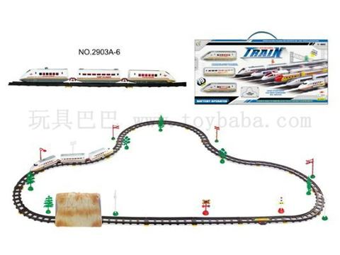 Electric rail train equipped with cave