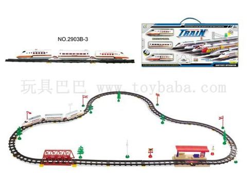 Electric rail trains with flyovers and subway stations