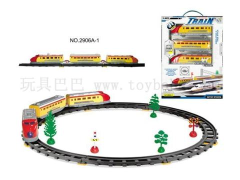 Electric rail train