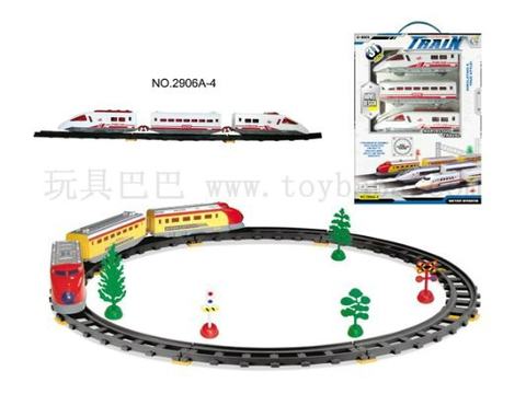 Electric rail train
