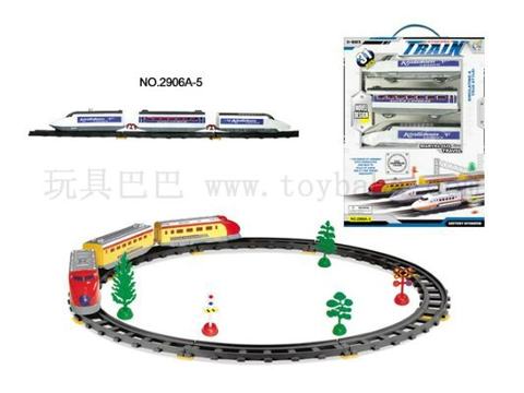 Electric rail train