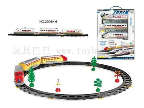 Electric rail train