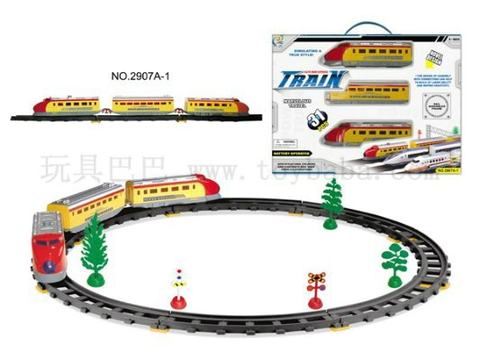 Electric rail train