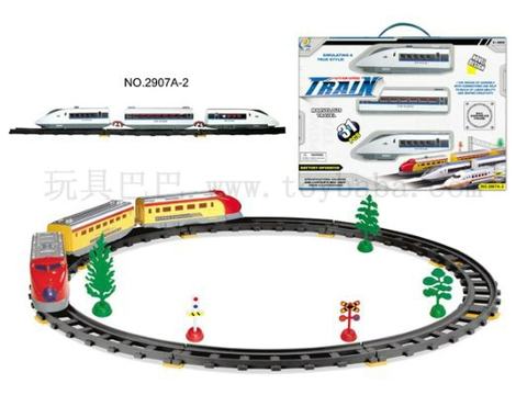Electric rail train