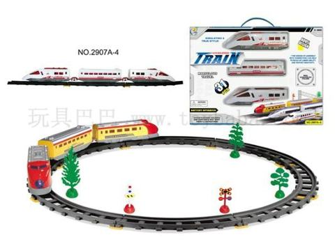 Electric rail train