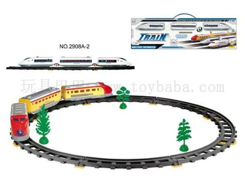 Electric rail train