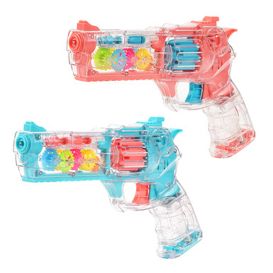 Transparent gear pistol
