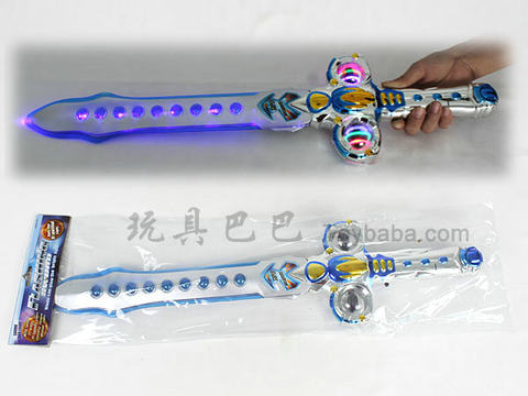 flashing sword