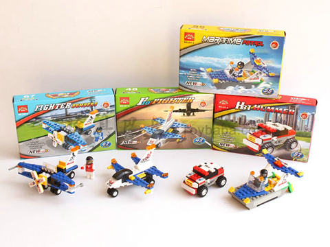 Children's educational DIY assembling self-assembling building blocks toys Educational intelligence assembling self-assembling toys
