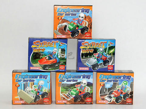 Building block toys, educational intelligence assembling self-assembling toys