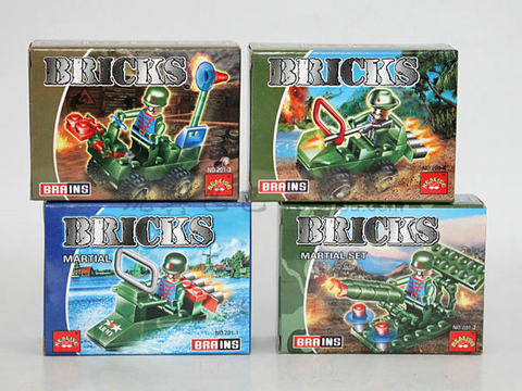Building block toys, educational intelligence assembling self-assembling toys