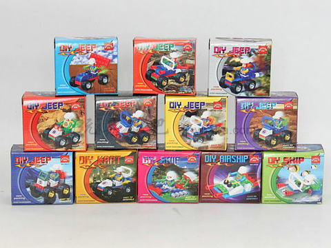 Building block toys, educational intelligence assembling self-assembling toys