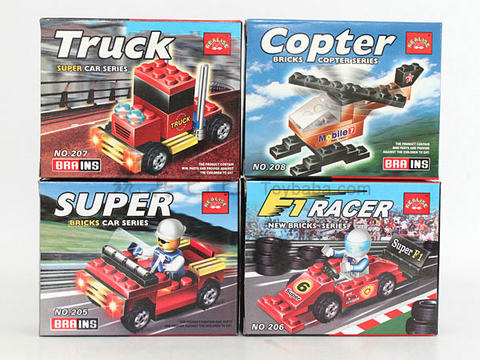 Building block toys, educational intelligence assembling self-assembling toys