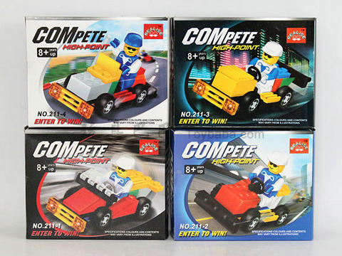 Building block toys, educational intelligence assembling self-assembling toys