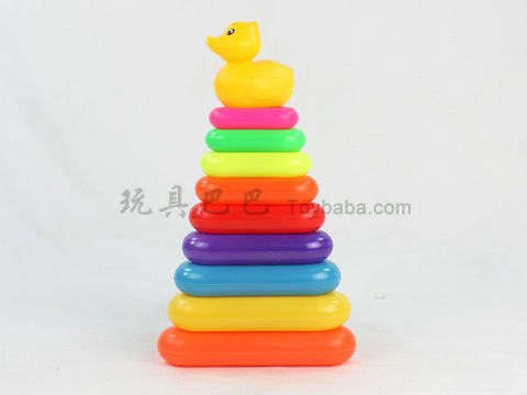 Triangle large rainbow circle (duck)