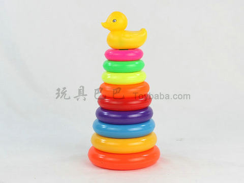 Big round hoop throwing (duck boy)