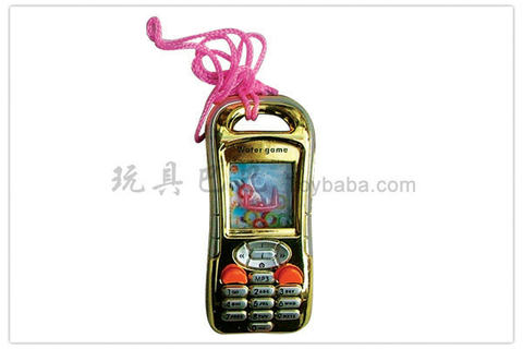 Electroplated cartoon mobile phone water machine