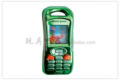 Electroplated cartoon mobile phone water machine