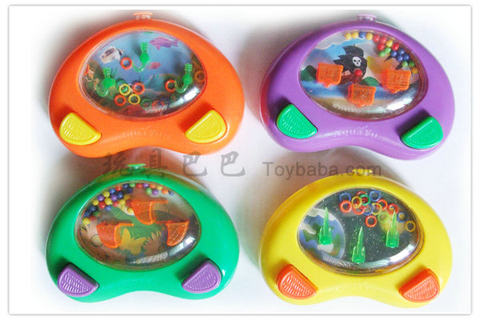 Four egg-shaped water machines