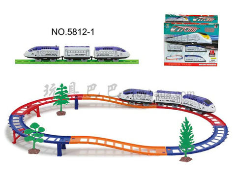 Electric three-dimensional track train (19PCS)