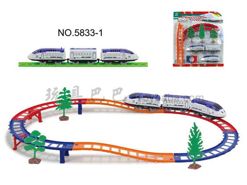 Electric three-dimensional track train (19PCS)