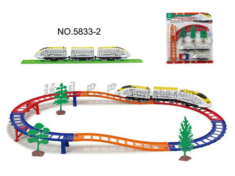 Electric three-dimensional track train (19PCS)