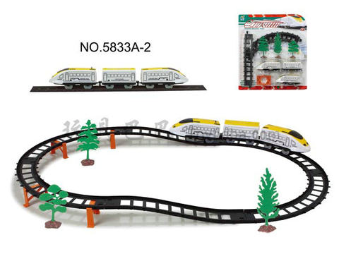 Electric three-dimensional track train (19PCS)