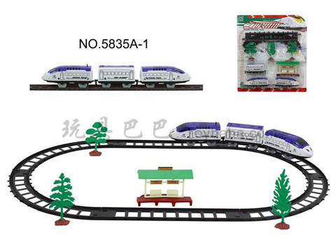 Electric rail trains with shelters (16PCS)