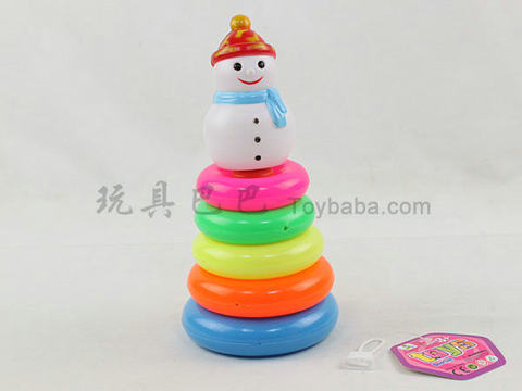 Small round ring (snowman)