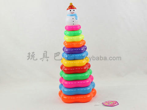 Plum Blossom Extra Large Ring (Snowman)