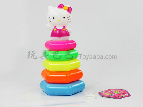 Small tower-shaped ring (HELLO KITTY)