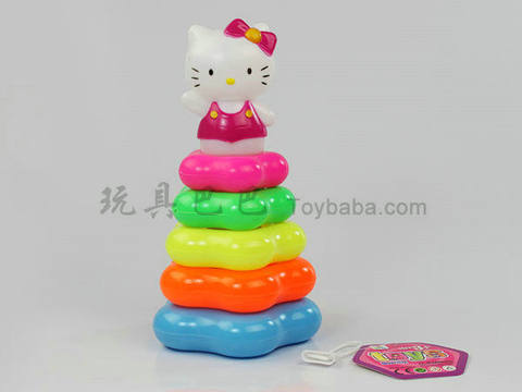 Pincunx shaped small ring (HELLO KITTY)