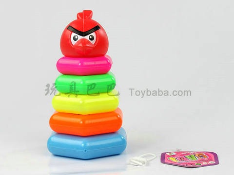Little tower-shaped ring Angry birds