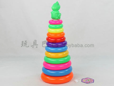 Round super rainbow circle (dinosaur)