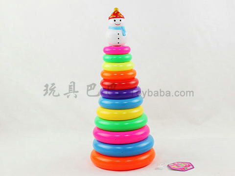 Round extra-large ring (snowman)
