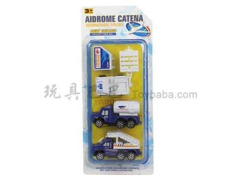 Pullback Truck Pullback Airport Set (two models mixed)